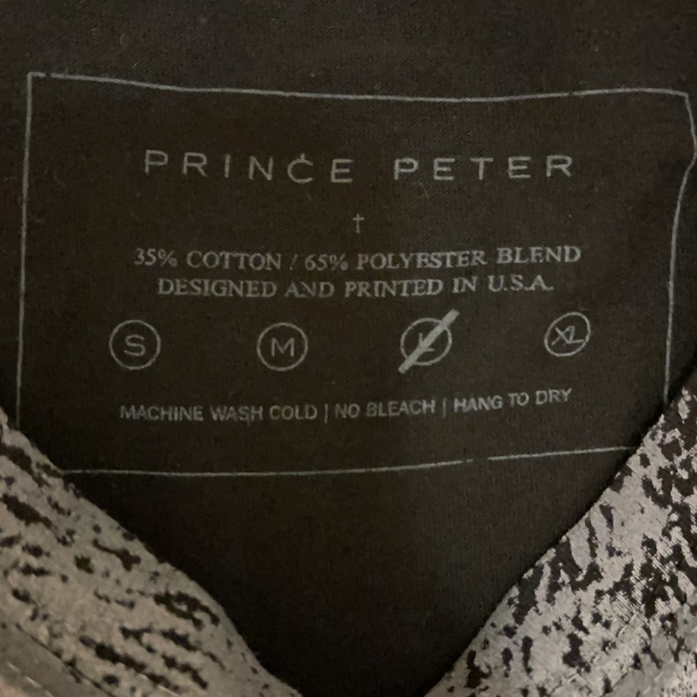 NWOT Prince Peter Tribal Face Black Graphic Tee - Picture 4 of 4
